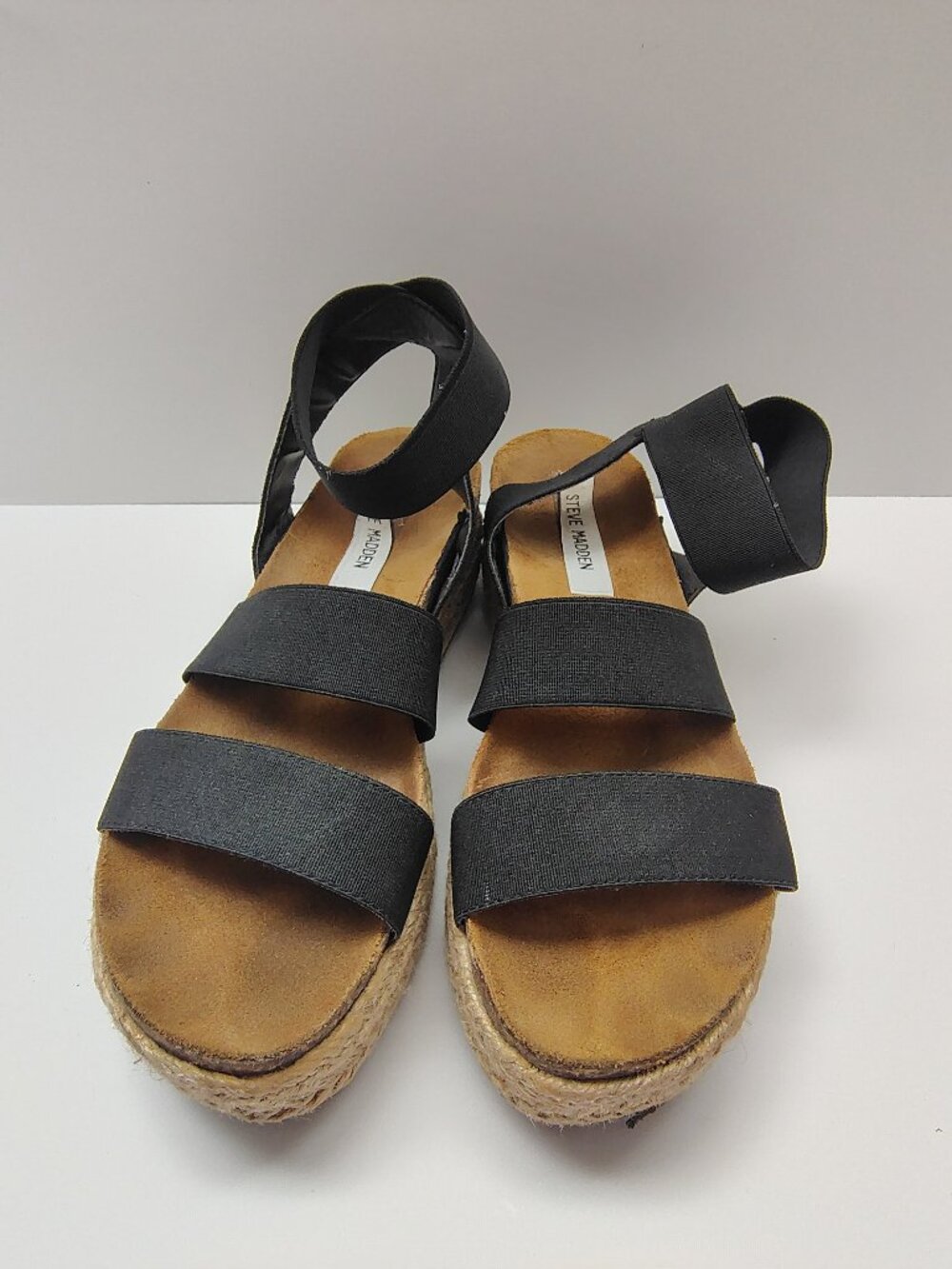 Steve Madden Elastic Platform Chunky Sandals Size 7